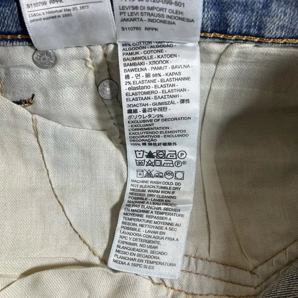 Levi's Classic 511 Slim Fit Flex Stretch Denim Jeans Men's 34x30 True Fit 36x30